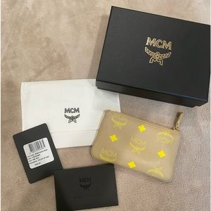Authentic MCM pouch with key chain